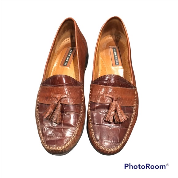 Florsheim Tassel LeatherBrown Loafers - Picture 3 of 6